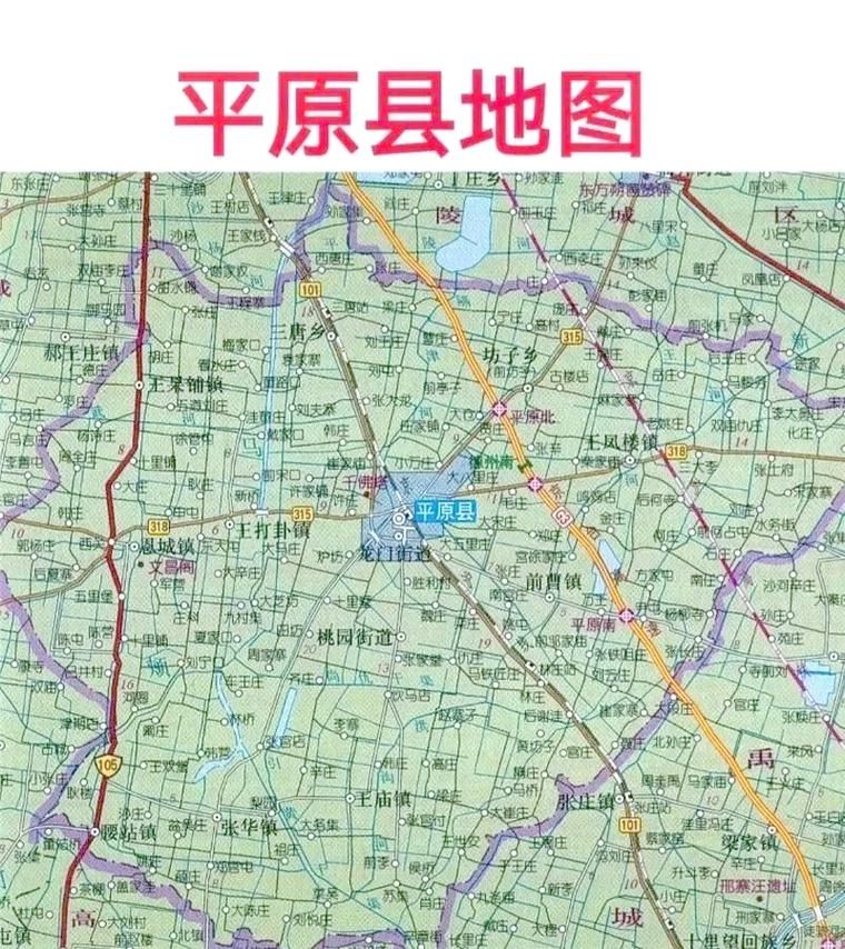山东省德州市平原县最新曲线图表：寻找同轨迹人员/平原地图德州市平原县