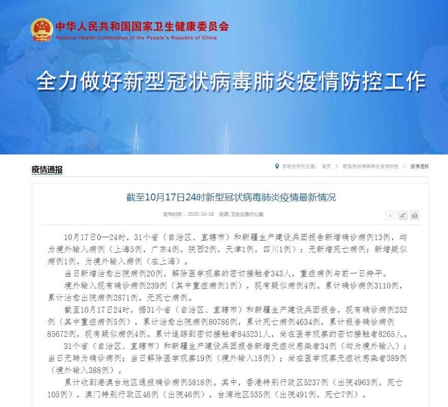 多地新增确诊13例均为境外输入/31省区市新增确诊13例均为境外输入